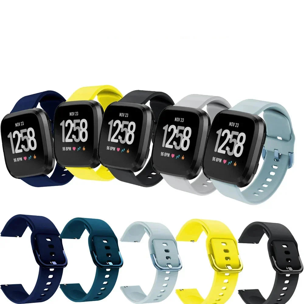 Silicone Strap for the Fitbit Versa Lite/Versa/Versa 2/Blaze Series (available in 9 colours)