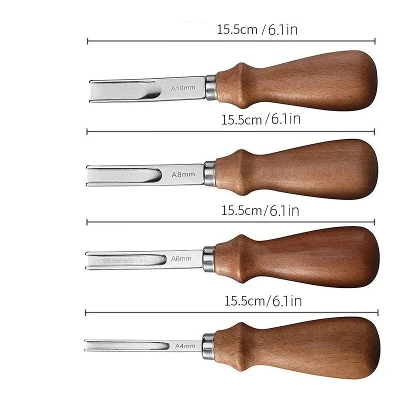 Leather Edge Beveler Skiving Tool (4 different sizes available)