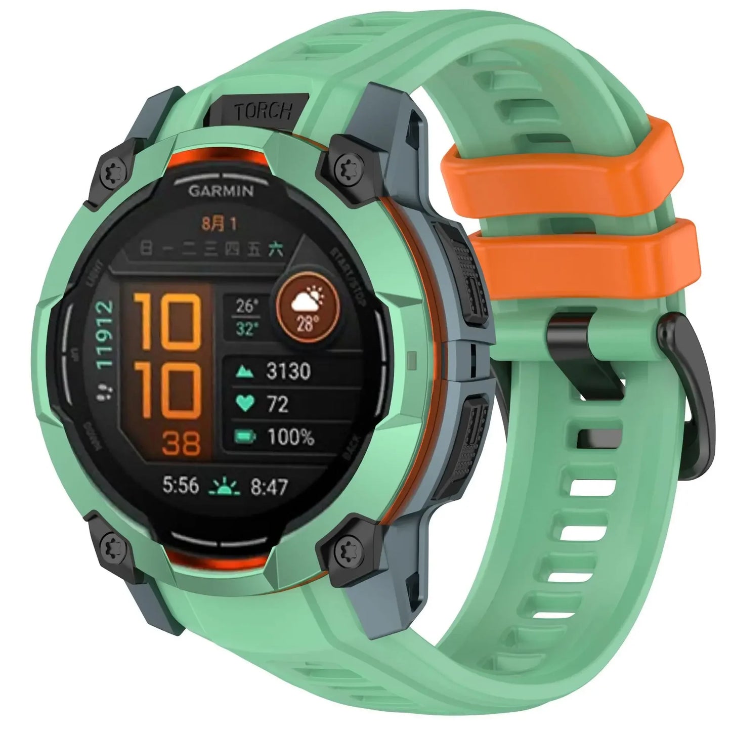 Silicone Strap for the Garmin Instinct 3/3 Solar Series (45 & 50mm) (12 colours available)
