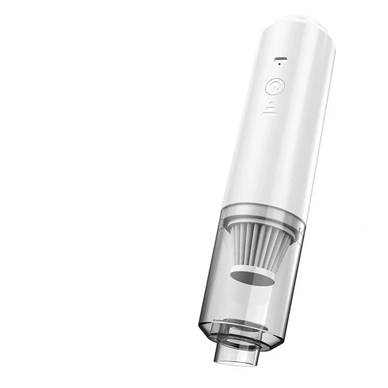 White handheld vacuum cleaner