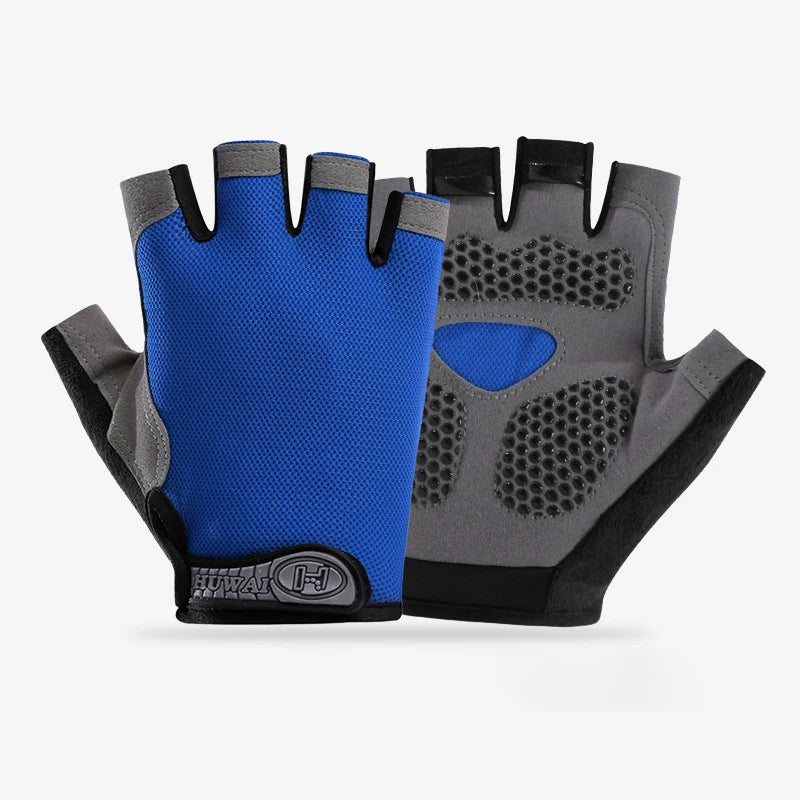 Fingerless Gym & Training Gloves – Breathable Non-Slip Workout Gloves for Men & Women