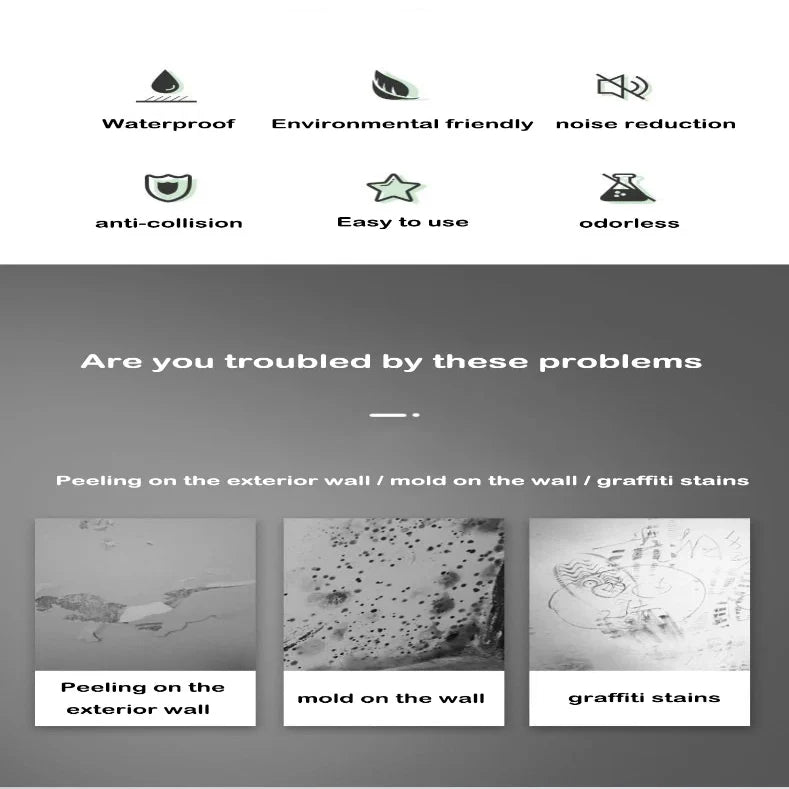 Black Brick Pattern Self-Adhesive Wallpaper (40 Pcs)