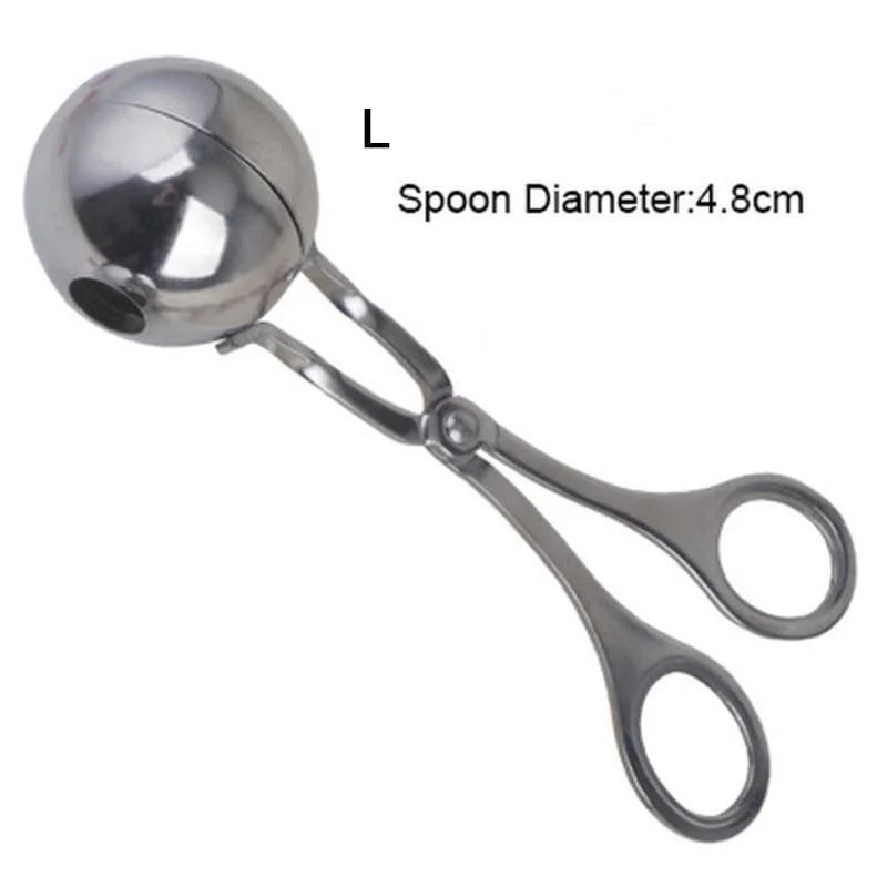 Stainless Steel Meatball Maker – Non-Stick Meat & Rice Ball Shaping Spoon