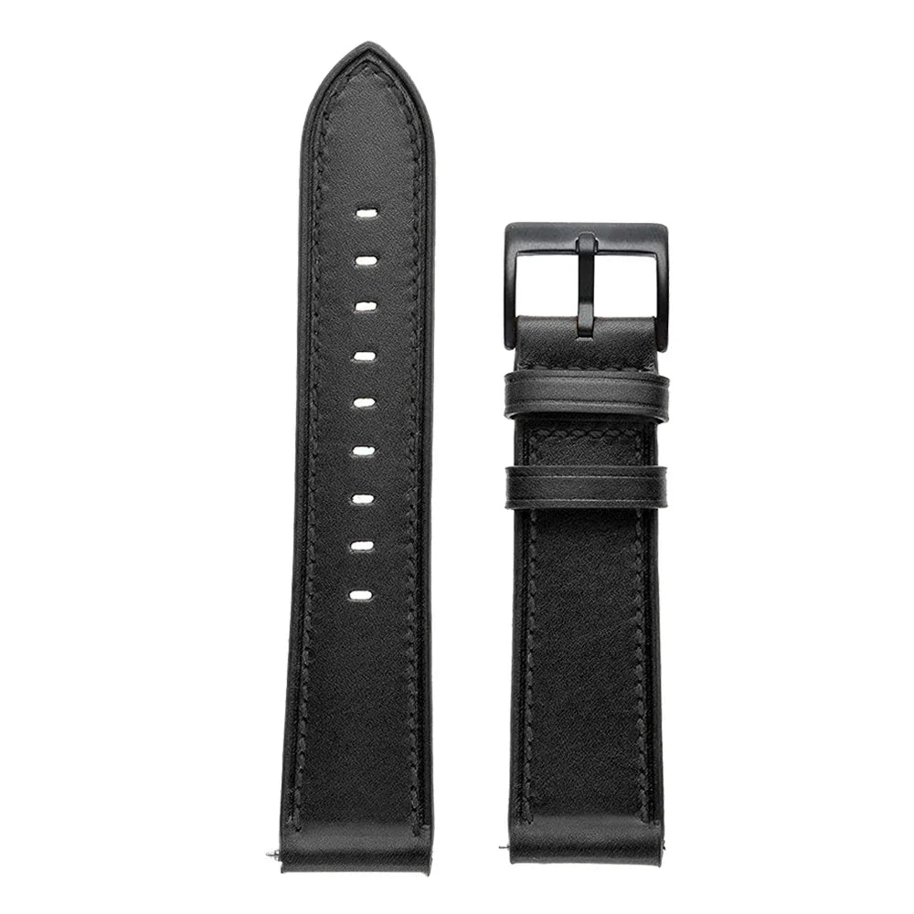 Leather Watch Strap for the Garmin Forerunner 55 (available in 12 colours)