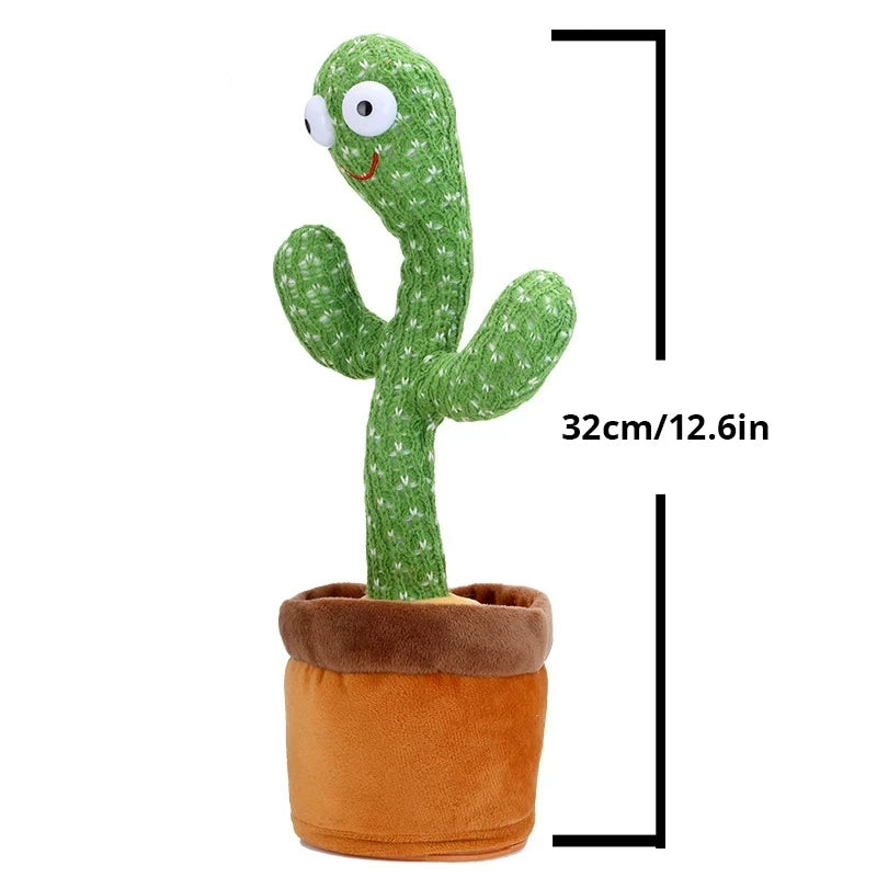 Dancing Cactus Toy – Talking, Singing & Interactive Plush Toy