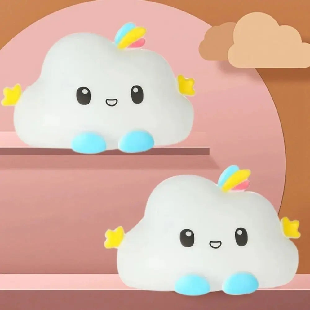 Cute Cloud Night Light – Portable LED Bedside Lamp for Kids & Nurseries