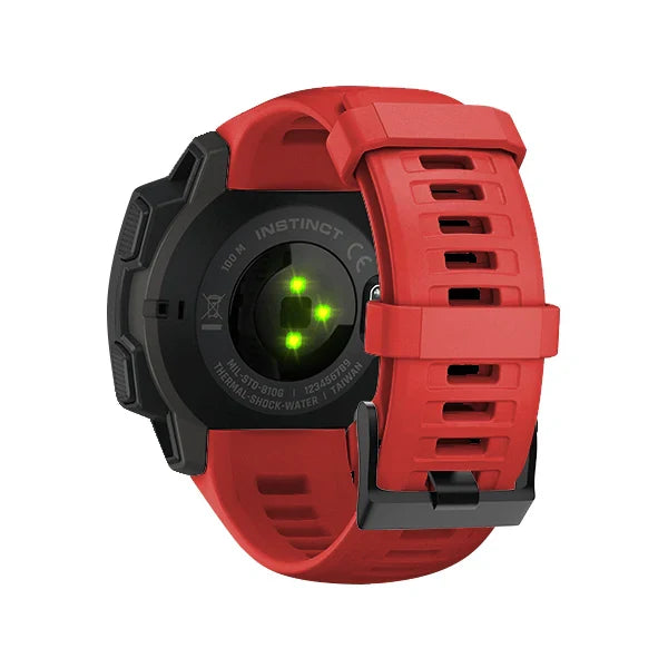 Silicone Strap for the Garmin Instinct 1/2/Esports/Solar Series (22mm) (13 colours available)