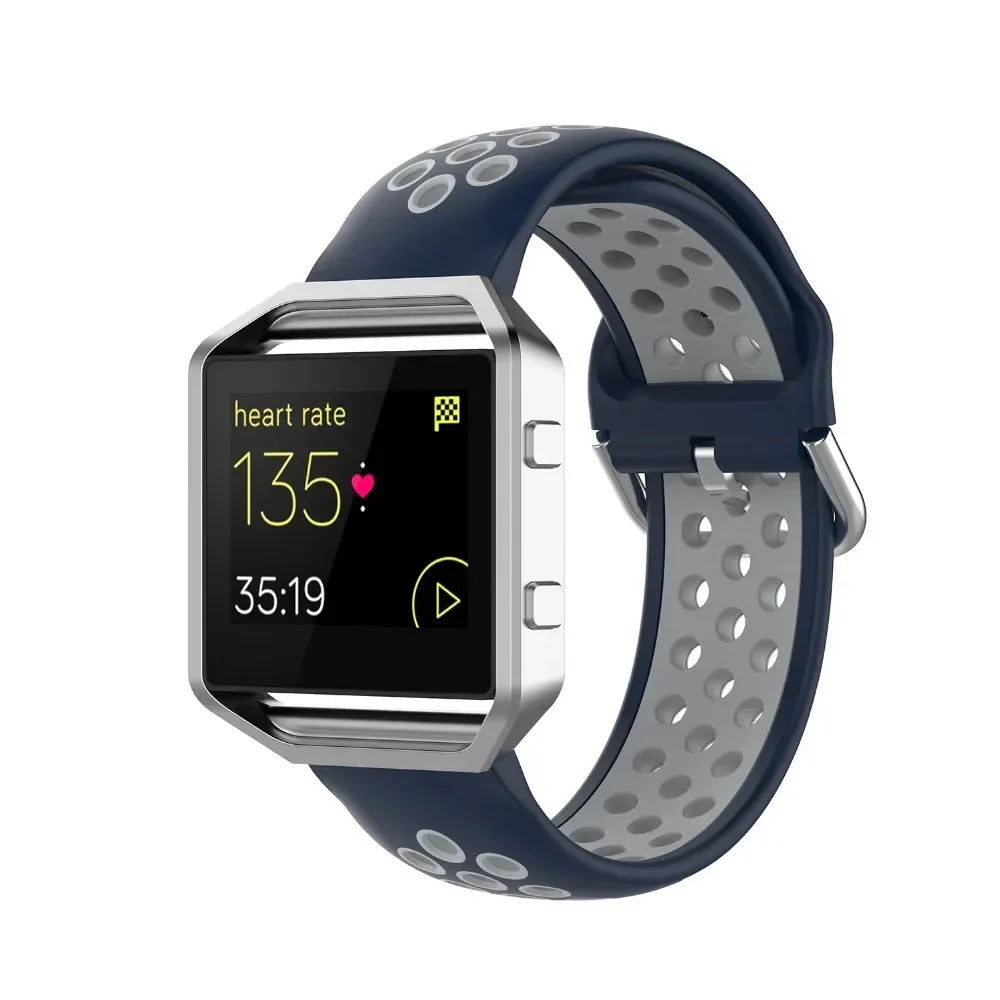 Silicone Sport Strap for the Fitbit Blaze/Versa/Versa 2/Lite Series (15 colours available)