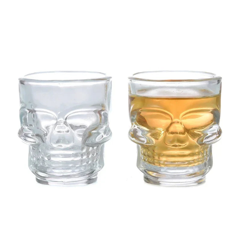 Skull Head Shot Glass – 45ml Halloween Whisky & Liquor Glass