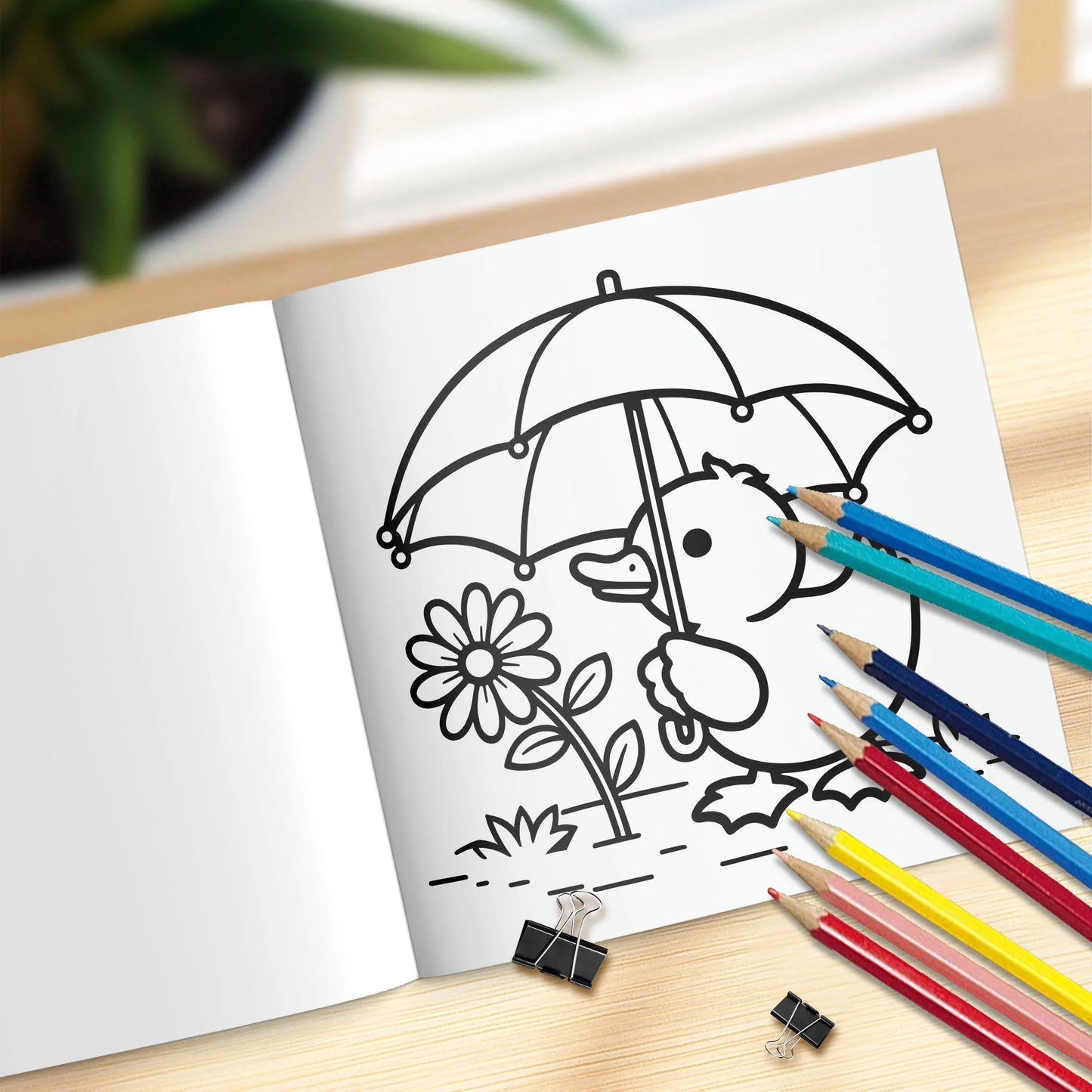 Bold & Easy Cute Colouring Book for Adults – Relaxing Cute-Themed Colouring Pages