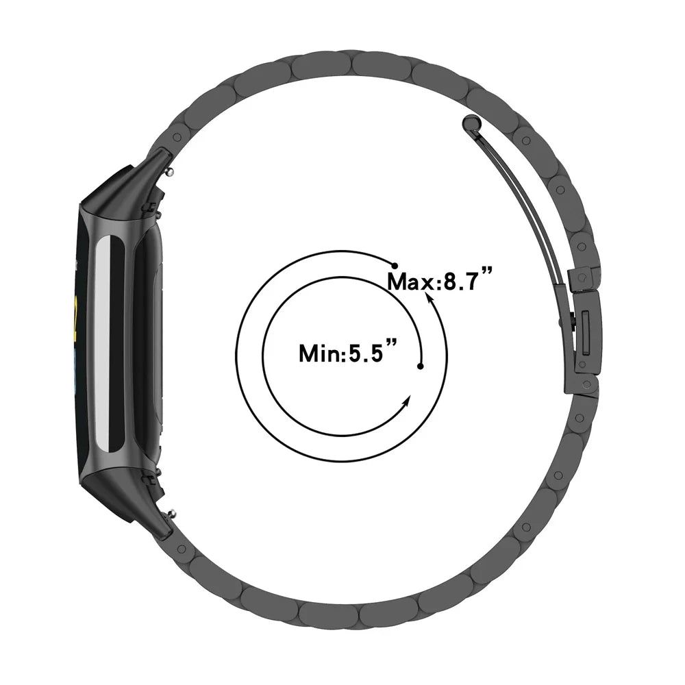 Stainless Steel Strap for the Fitbit Charge 5/6 Series (4 colours available)
