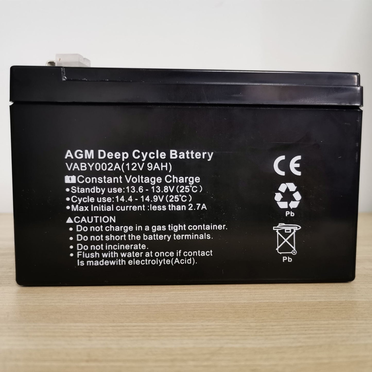 12V 9AH AGM Deep Cycle Battery Charge Batteries Dual Fridge Solar Power 4X4 - salelink.co.nz