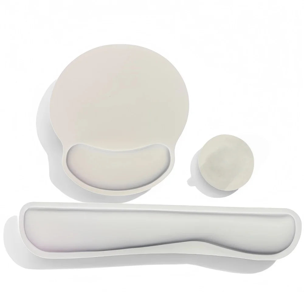 Ergonomic Keyboard Wrist Rest & Mouse Pad Set – 3-Piece Memory Foam Support Kit