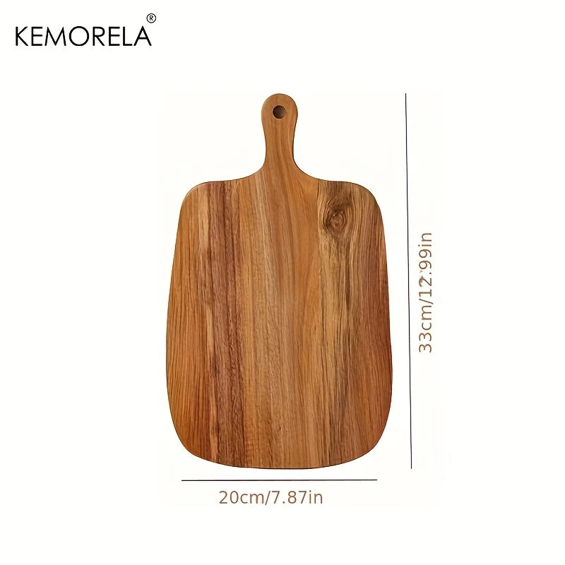 Wooden Serving Board – Durable Cutting Board for Bread, Cheese & Fruit