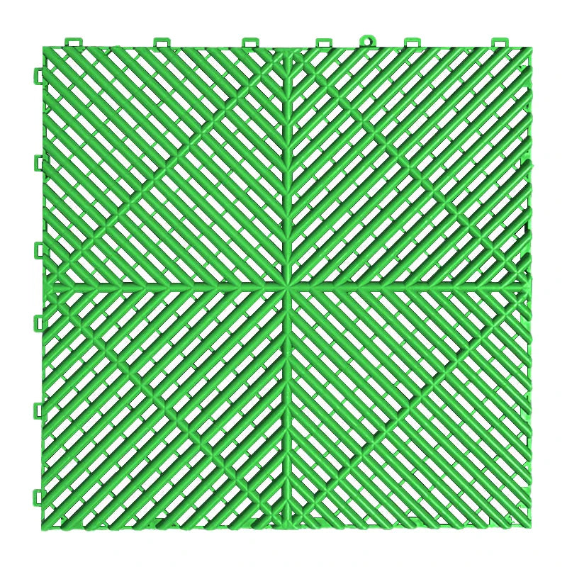 Interlocking Plastic Garage Flooring Tiles