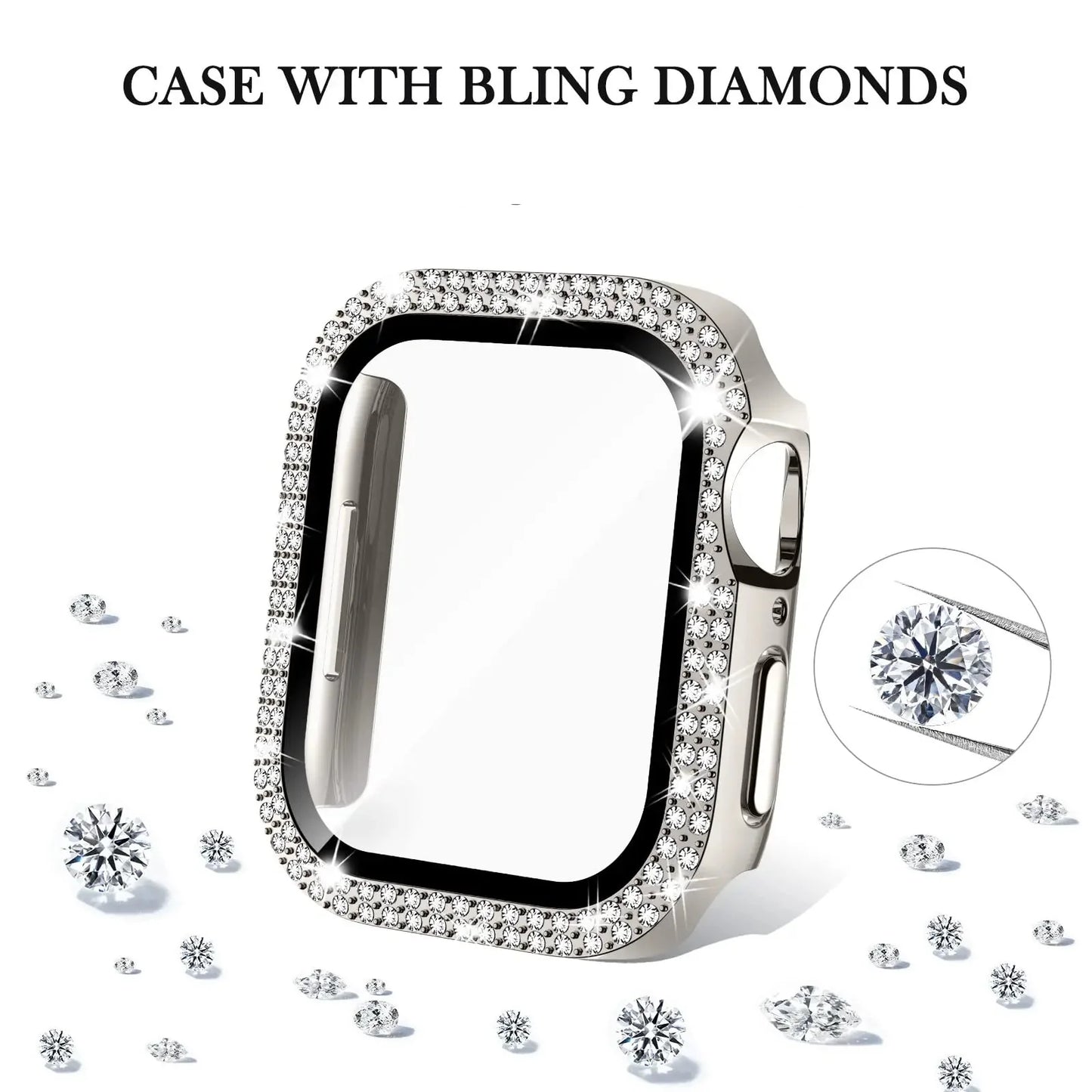 Sparkle Protective Case for the Apple Watch 7, 8 & 9 (41mm) Series