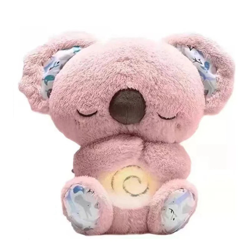 Breathing Koala Plush Sleep Aid – Soothing Night Light & Calming Sound Toy