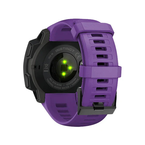 Silicone Strap for the Garmin Instinct 1/2/Esports/Solar Series (22mm) (13 colours available)