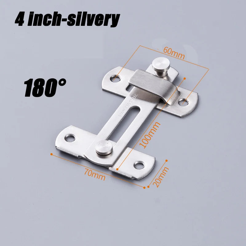 Sliding Barn Door Latch β Heavy Duty Right Angle Hook & Eye Lock for Doors, Gates & Cabinets