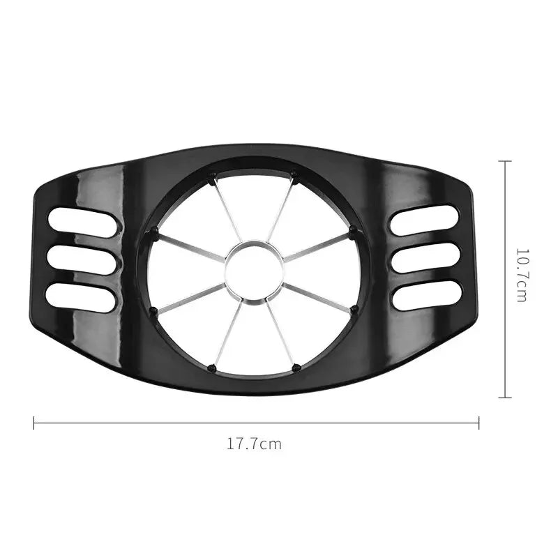 Stainless Steel Apple Cutter & Corer – 8-Blade Fruit Slicer for Quick & Easy Apple Prep