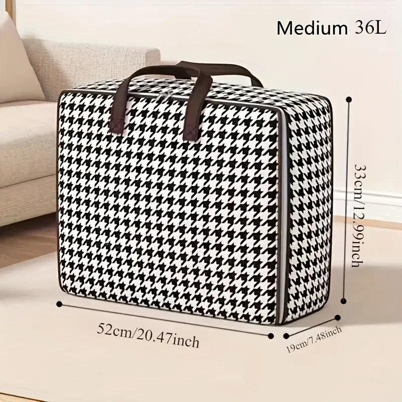 Large Capacity Quilt & Clothes Storage Bag – Foldable Dustproof Organiser with Handles