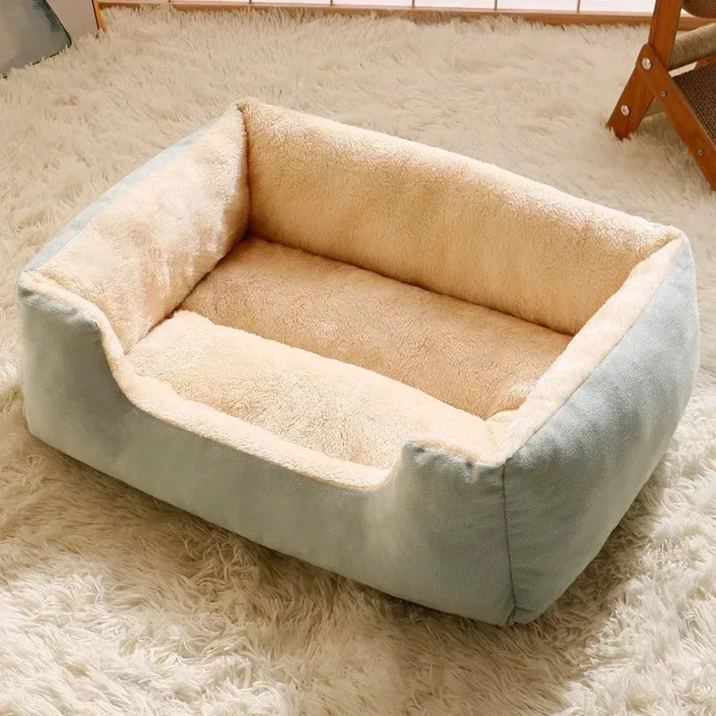 Soft Plush Pet Bed β Warm & Cozy Cat and Dog Cushion