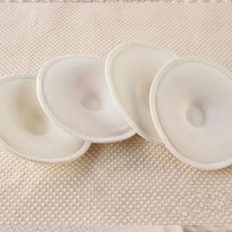 4-Pack Reusable Breast Nursing Pads – Soft, Washable & Absorbent Breastfeeding Pads