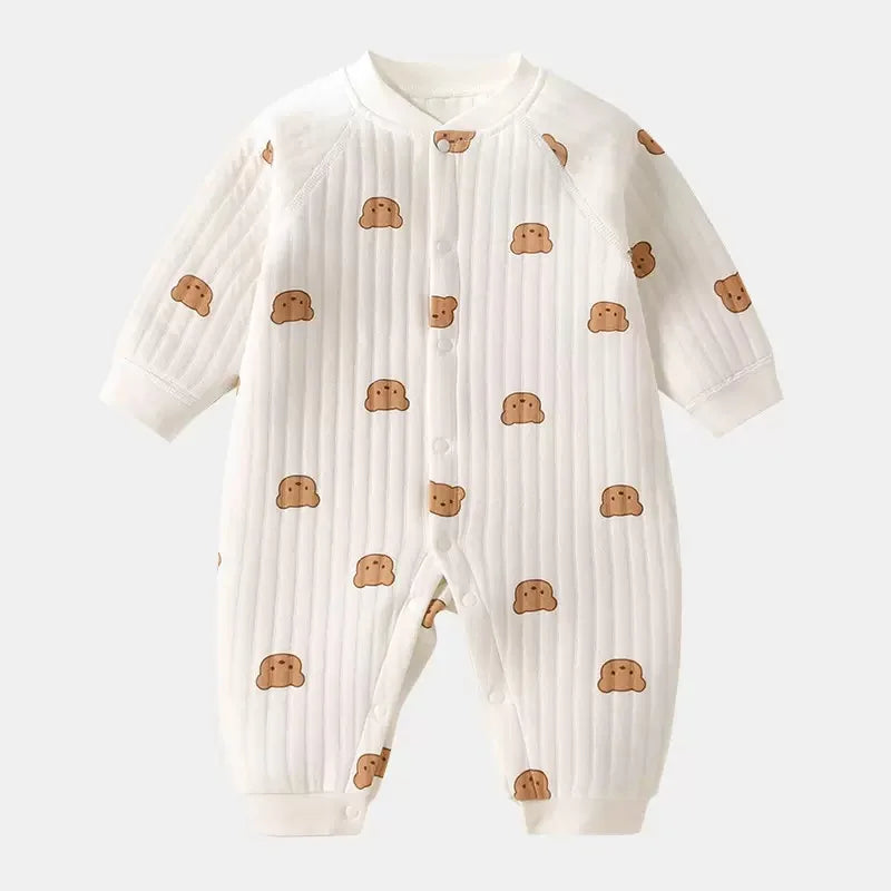 100% Cotton Baby Romper β Long Sleeve Bodysuit for Newborns (0β24 Months)