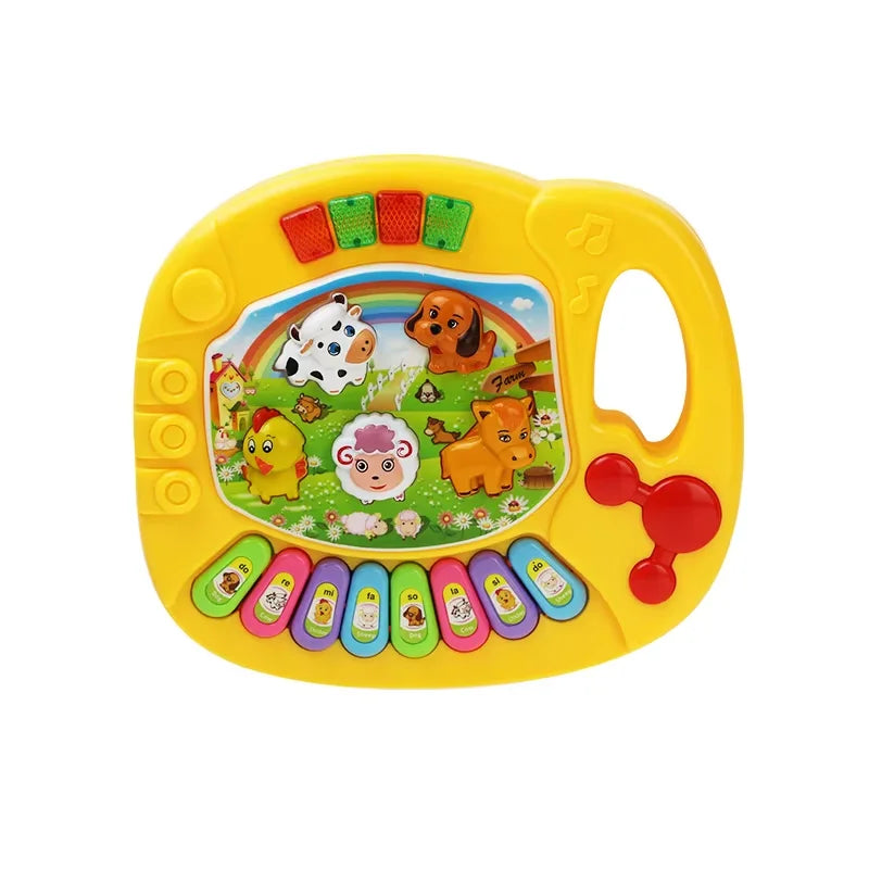 Kids Learning Piano Toy – Musical Keyboard with Animal Sounds & Lights