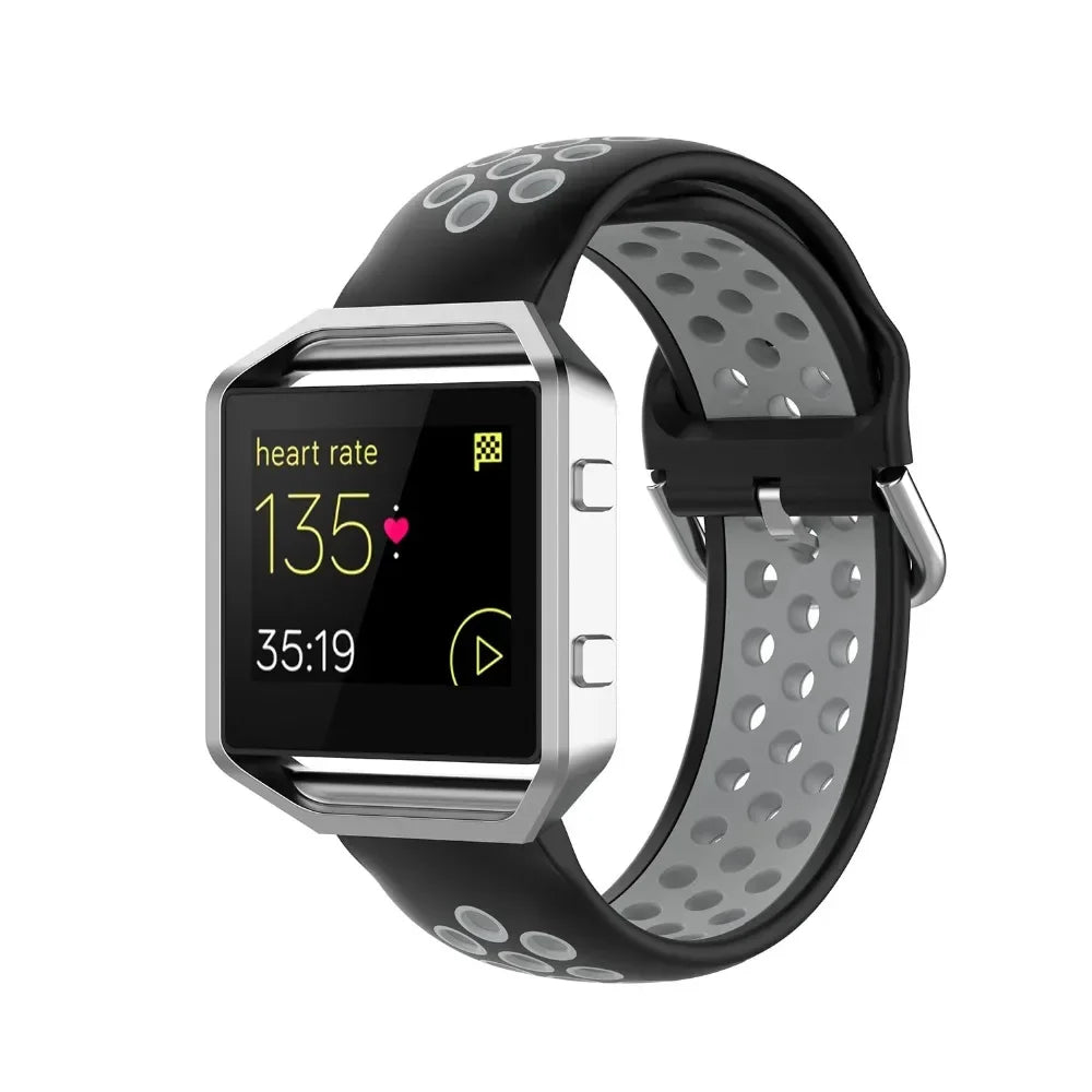 Silicone Sport Strap for the Fitbit Blaze/Versa/Versa 2/Lite Series (15 colours available)