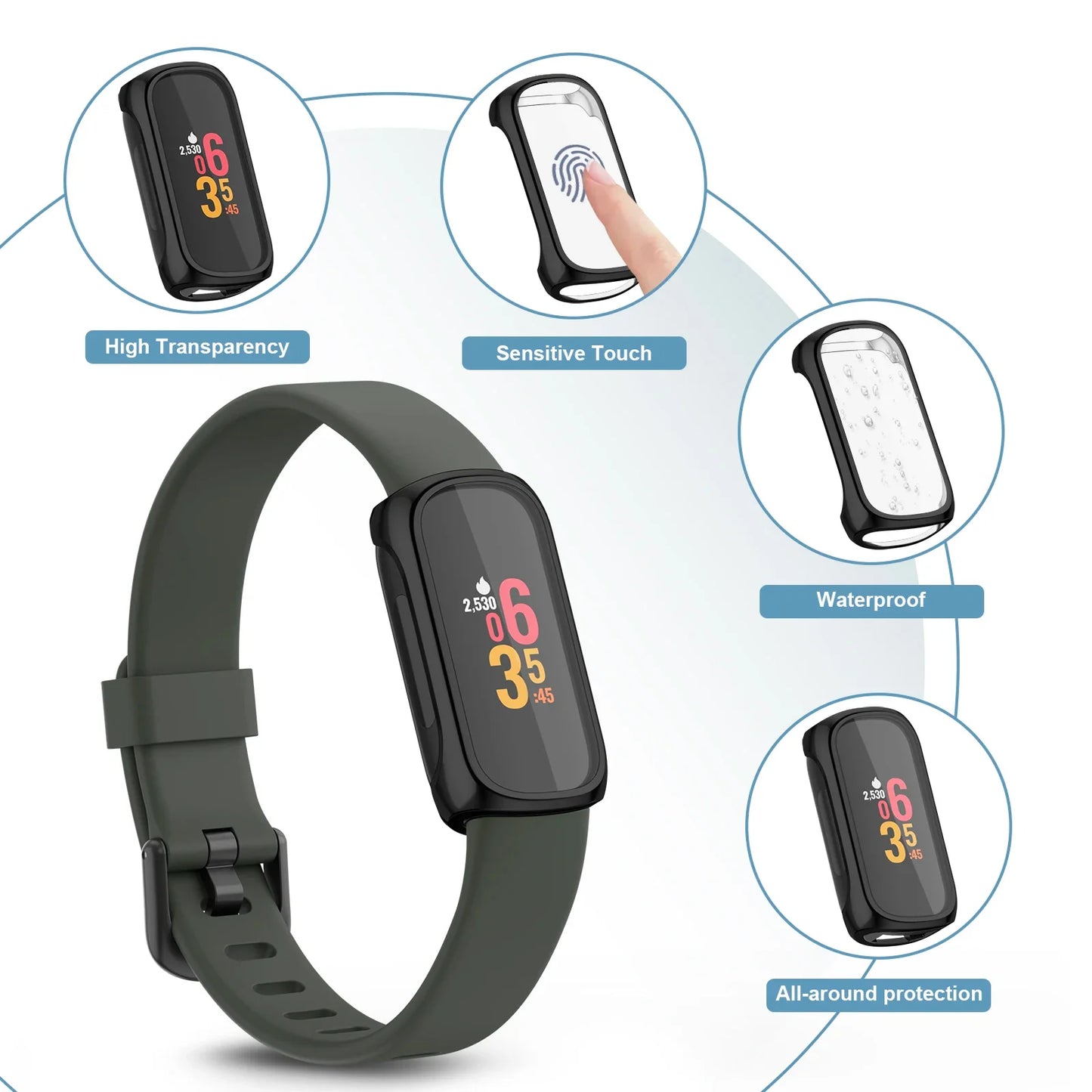 Watch Case for the Fitbit Inspire 2