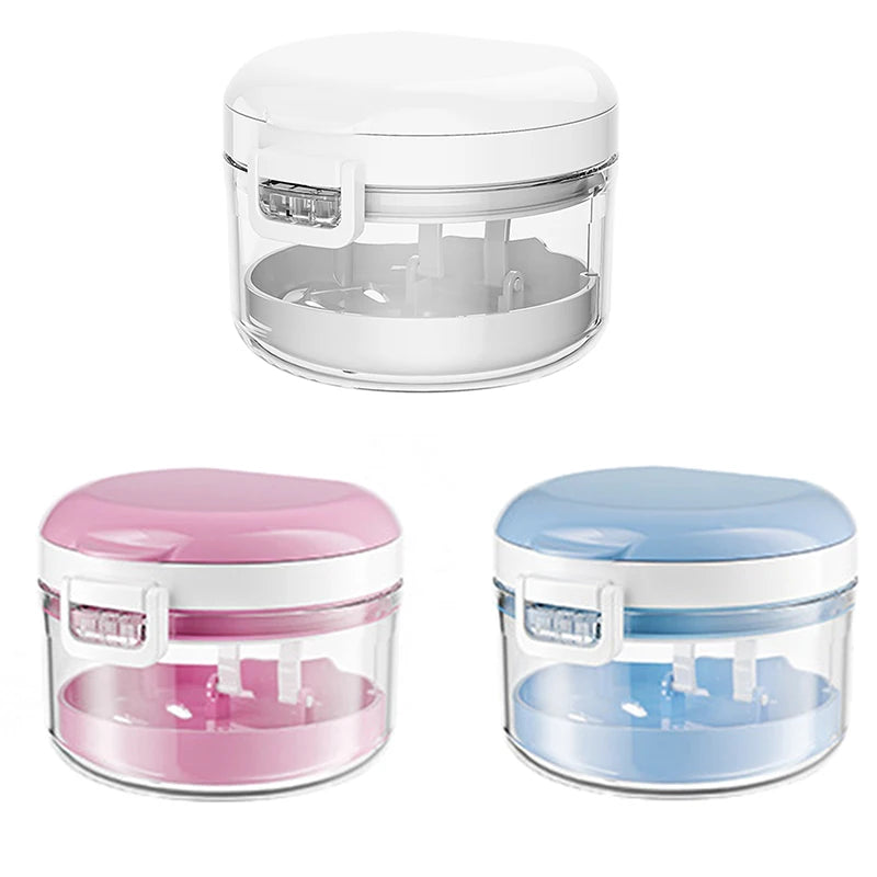 Portable Retainer & Denture Storage Case – Double Layer Protective Box