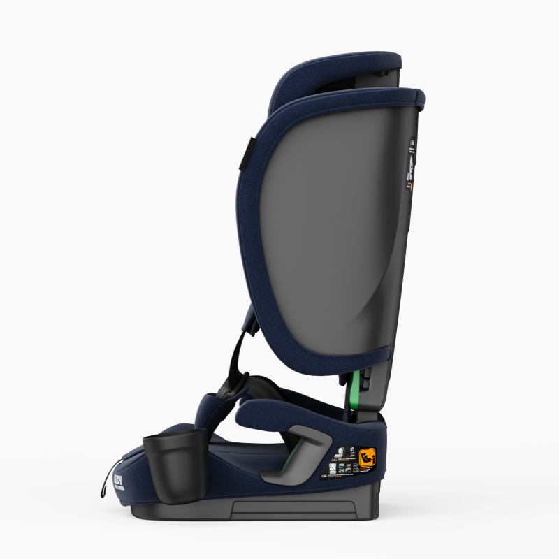 Baby Brightness SecureFit Portable Travel Booster Car Seat Dark Blue