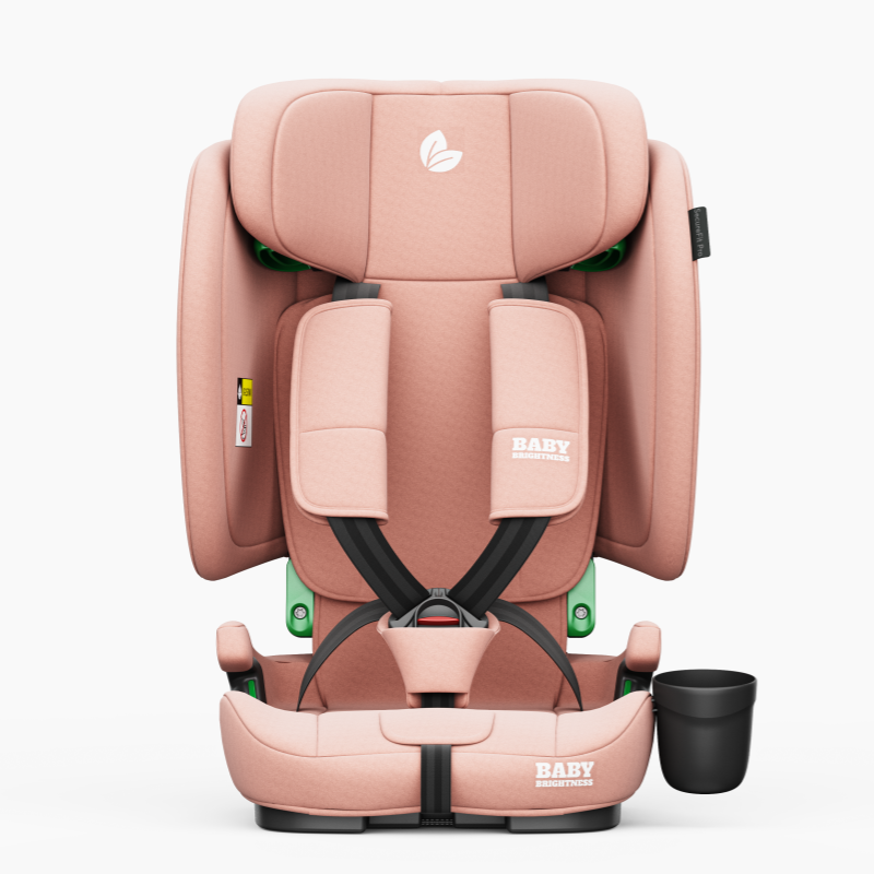 Baby Brightness AirGo Lightweight Compact Travel Pram and Travel Portable Booster Car Seat Pink