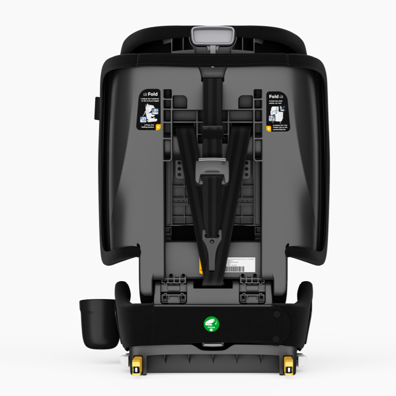 Baby Brightness SecureFit Pro Portable Travel Booster Car Seat Black