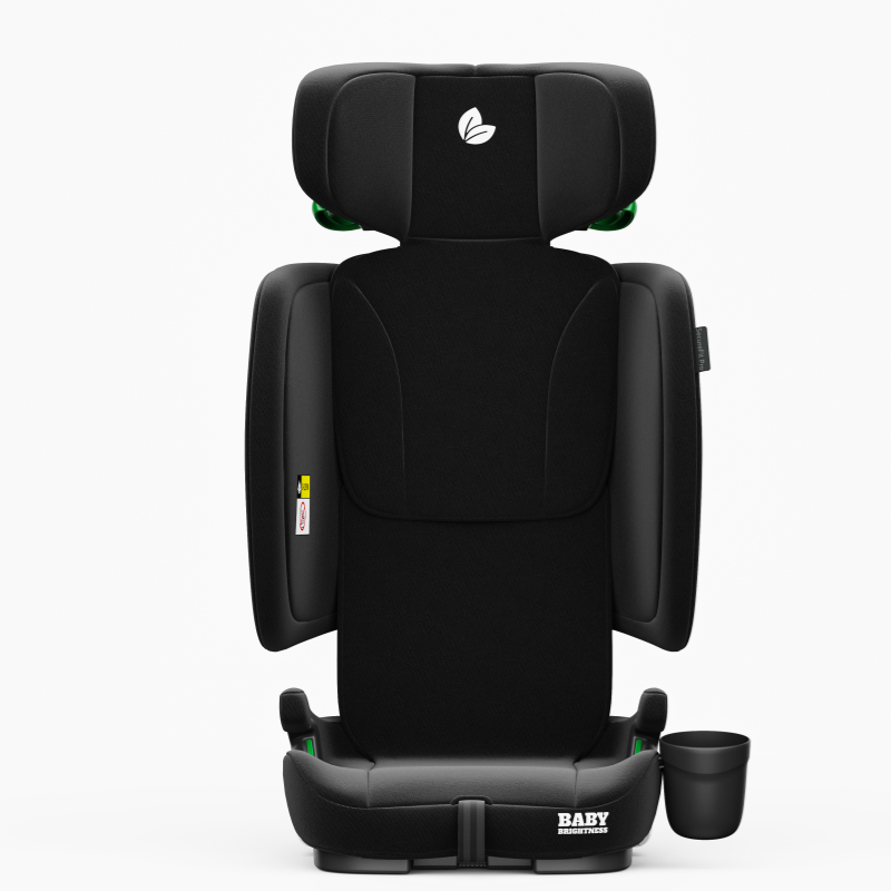 Baby Brightness FlexGo Portable Auto Folding Compact Travel Pram and Portable ISOFIX Travel Booster Car Seat Black