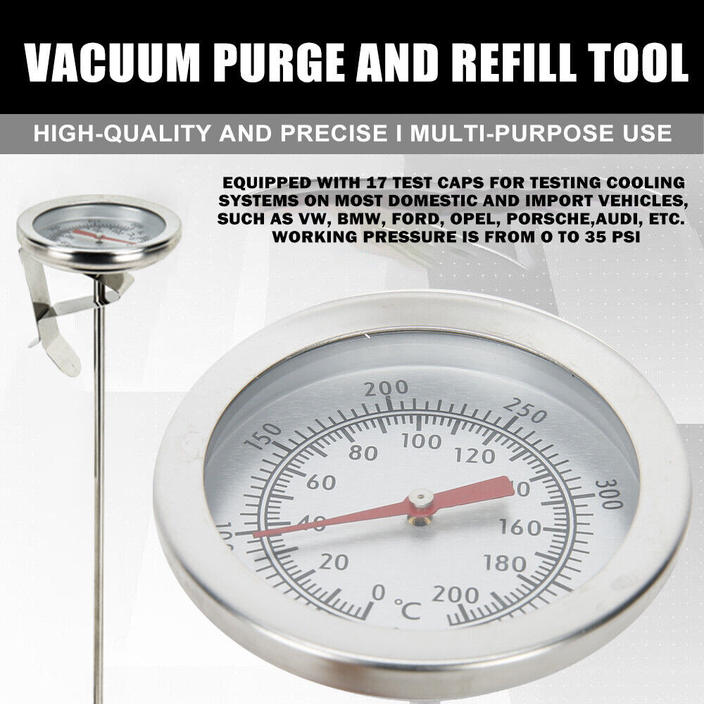 28 Piece Radiator Pressure Tester Kit