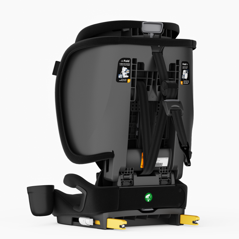 Baby Brightness SecureFit Pro Portable Travel Booster Car Seat Black