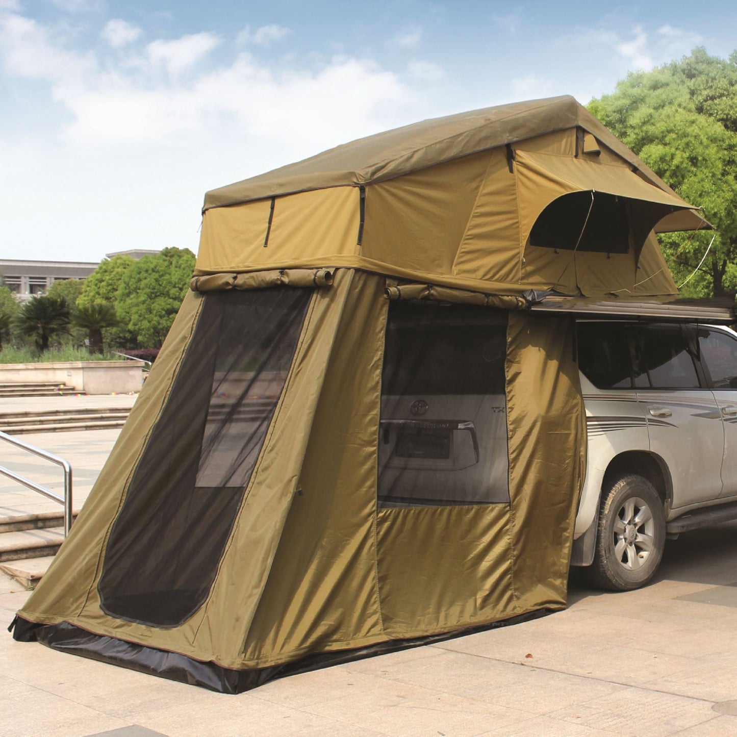 SUV Roof Top Tent including Annex 4 Man Rack Camping Car Camper 4X4