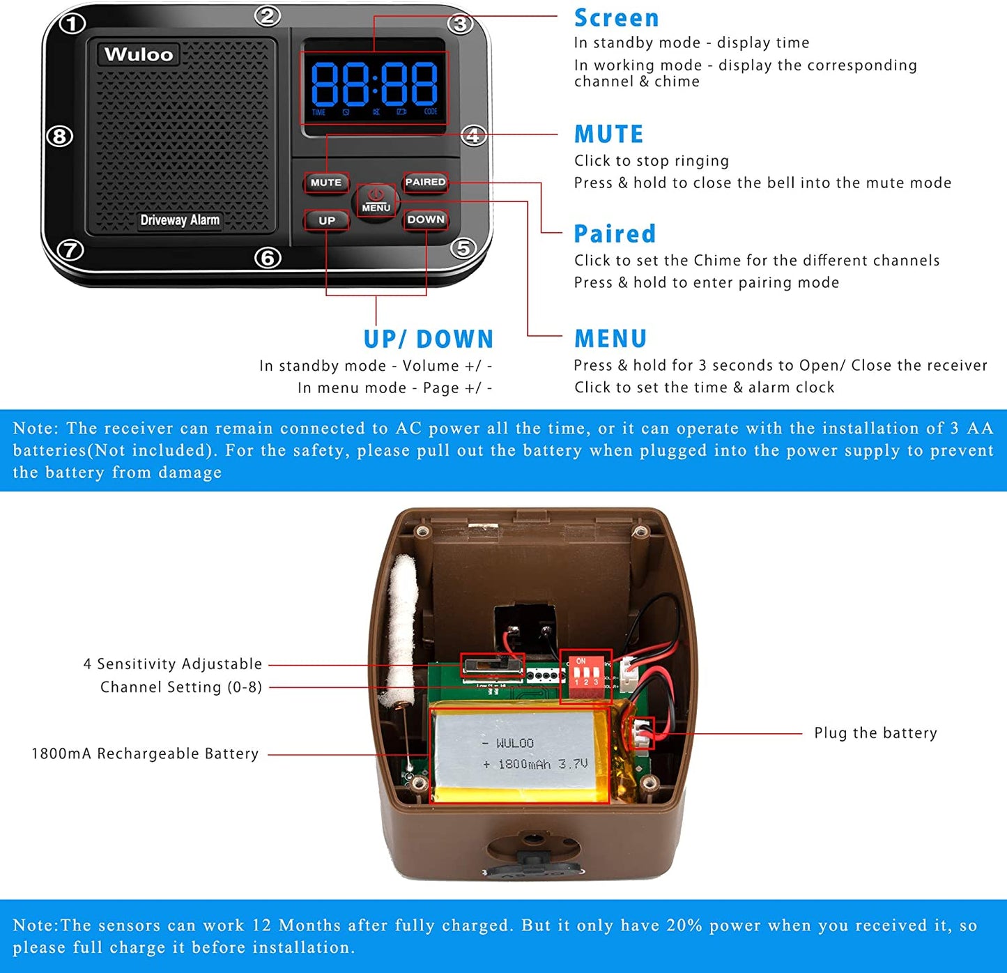 Solar Driveway Alarm System