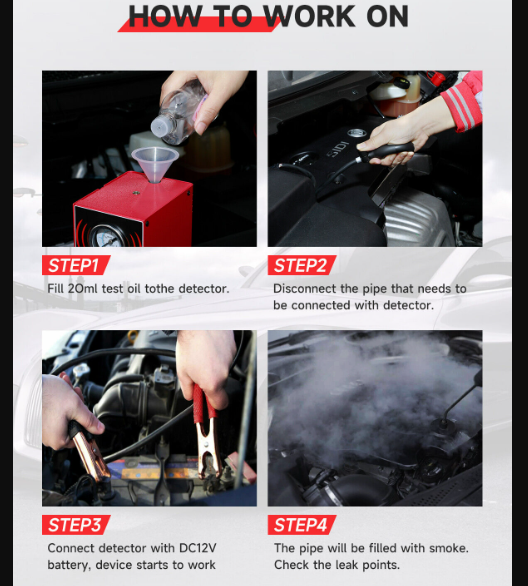 ANCEL S300 Automotive Smoke Machine Leak Detection Tester - salelink.co.nz