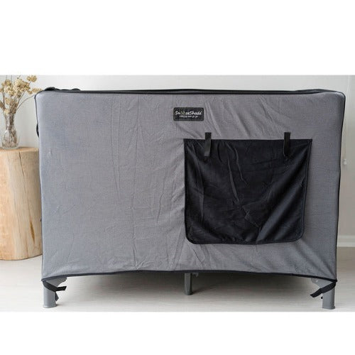 SnoozeShade Air-Permeable Travel Cot Blackout Cover