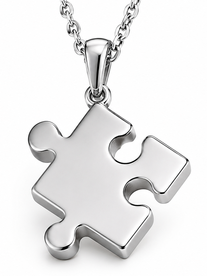 SS Puzzle Necklace - Silver