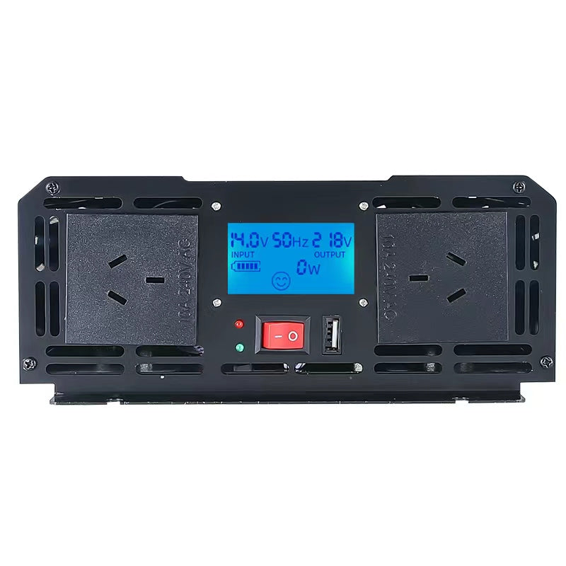 POWER INVERTER PURE SINE WAVE 4000W MAX 8000W 12V-250V CAR CARAVAN CAMPING BOAT