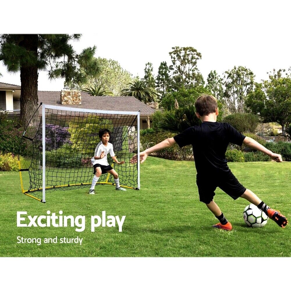 1.5x2.4m Portable Soccer Football Goal Net Set