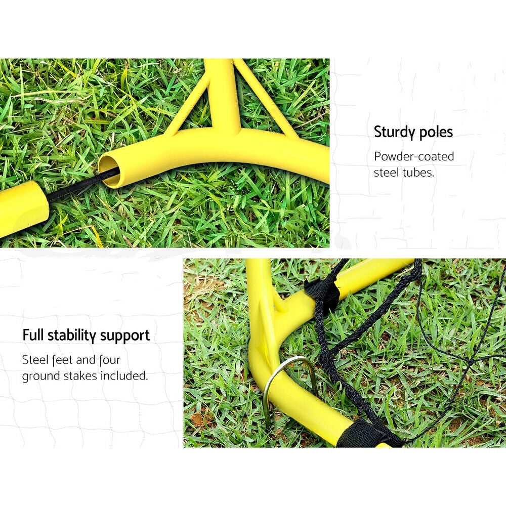 1.5x2.4m Portable Soccer Football Goal Net Set