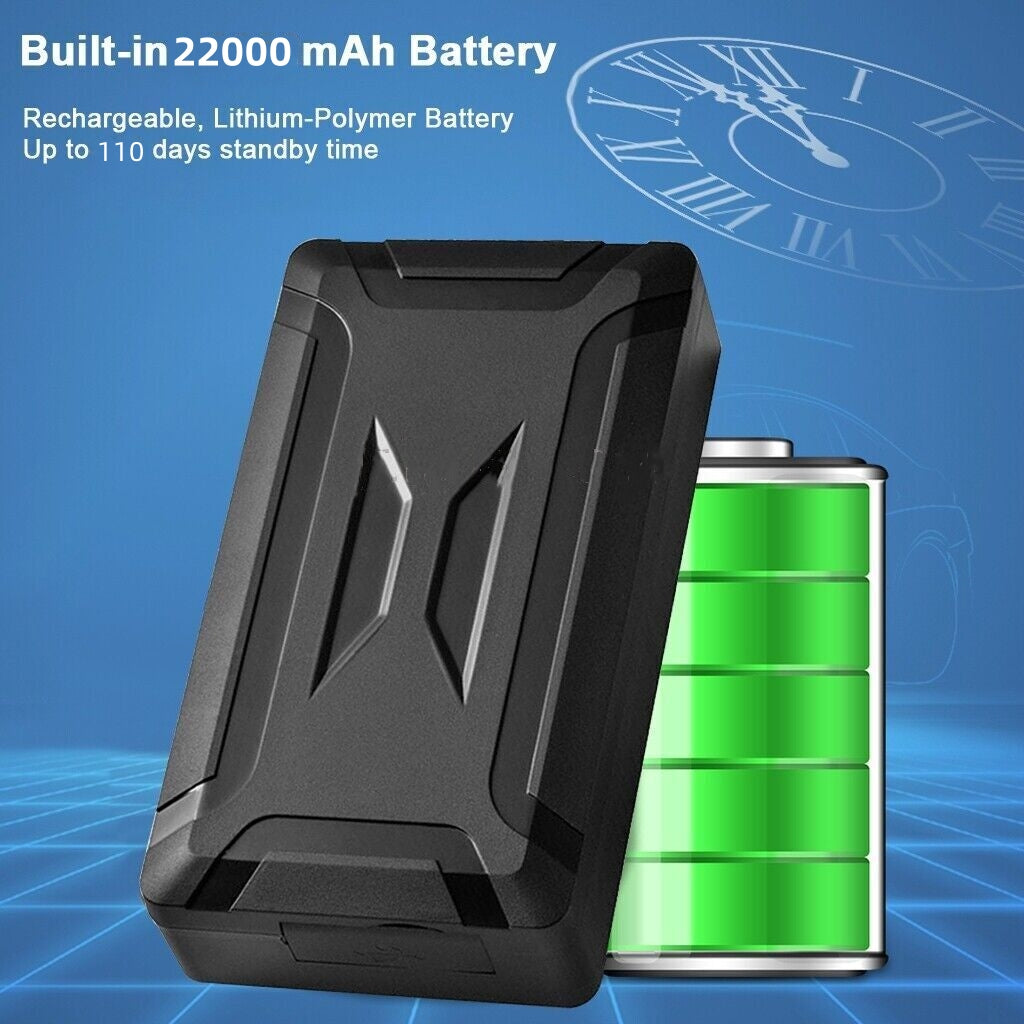 22000mAH 4G Real Time GPS Tracker LIVE Tracking Vehicle Car