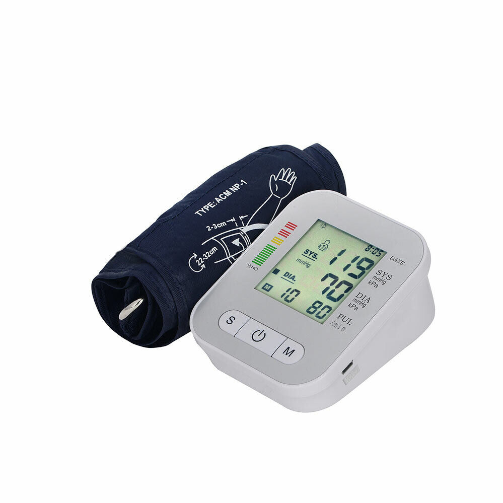 Blood Pressure Monitor Upper Arm Automatic BP Machine Monitor