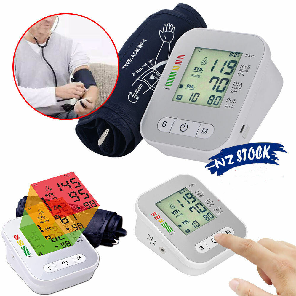 Blood Pressure Monitor Upper Arm Automatic BP Machine Monitor