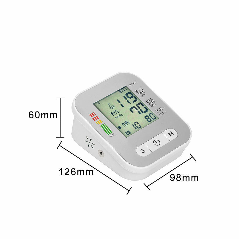 Blood Pressure Monitor Upper Arm Automatic BP Machine Monitor
